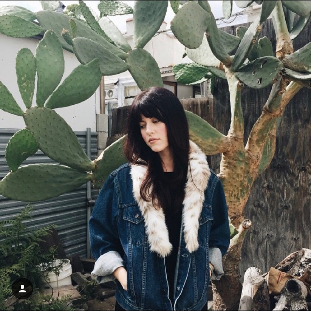 Reformation oversized jean jacket